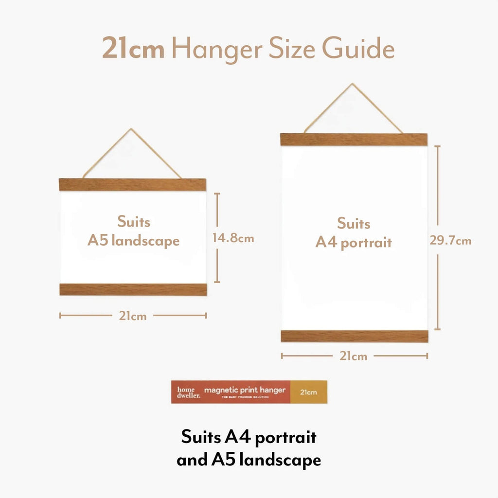 Magnetic Hanger / Frame for Art and Prints - Classic