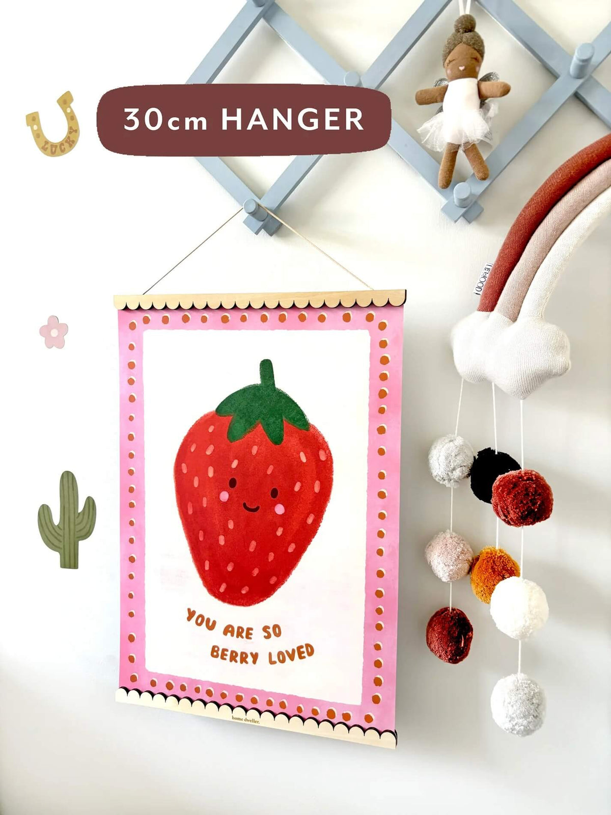 Magnetic Hanger / Frame for Art and Prints - Scallop