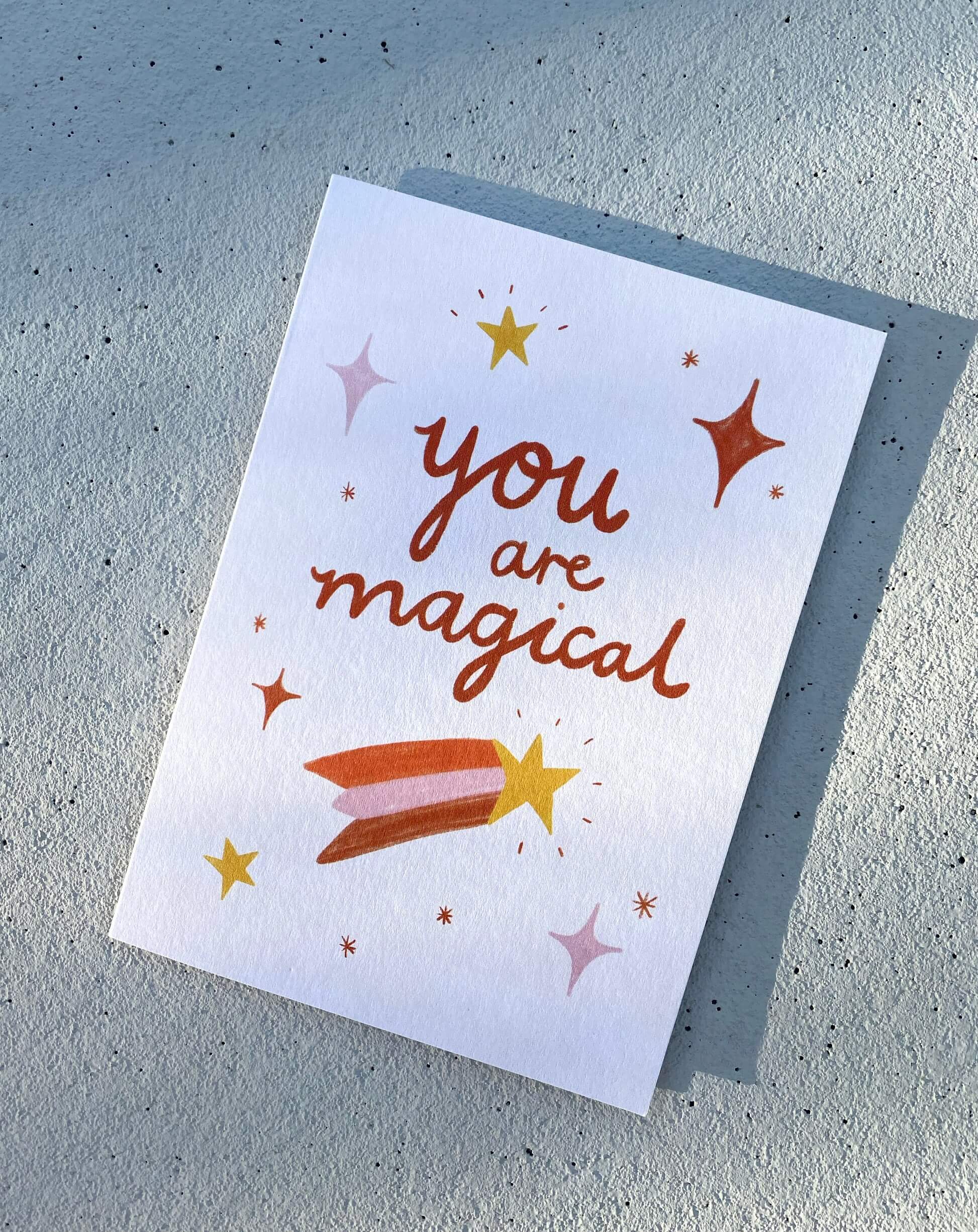 You are Magical Greeting Card