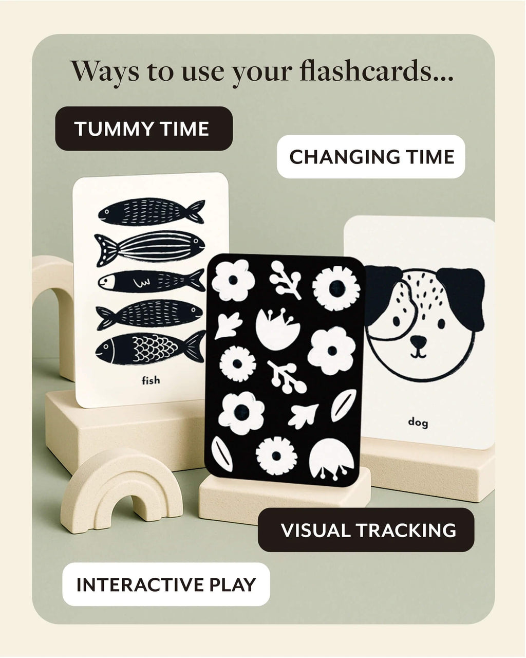 High Contrast Baby Flashcards