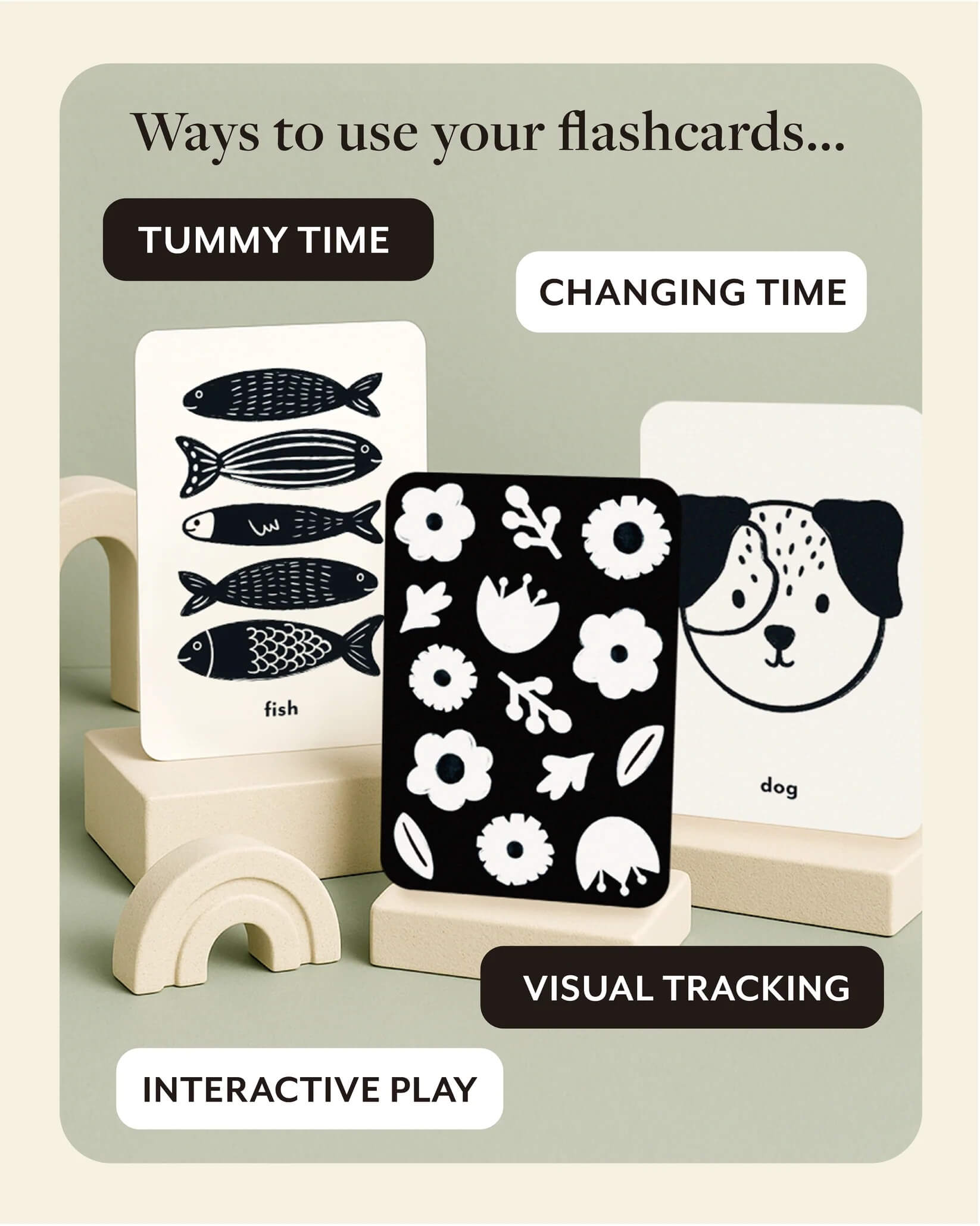 High Contrast Baby Flashcards