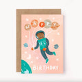 Astronaut Birthday Card