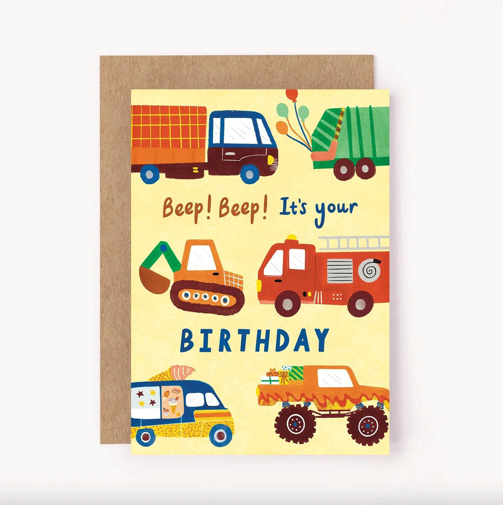Beep Beep Birthday Card