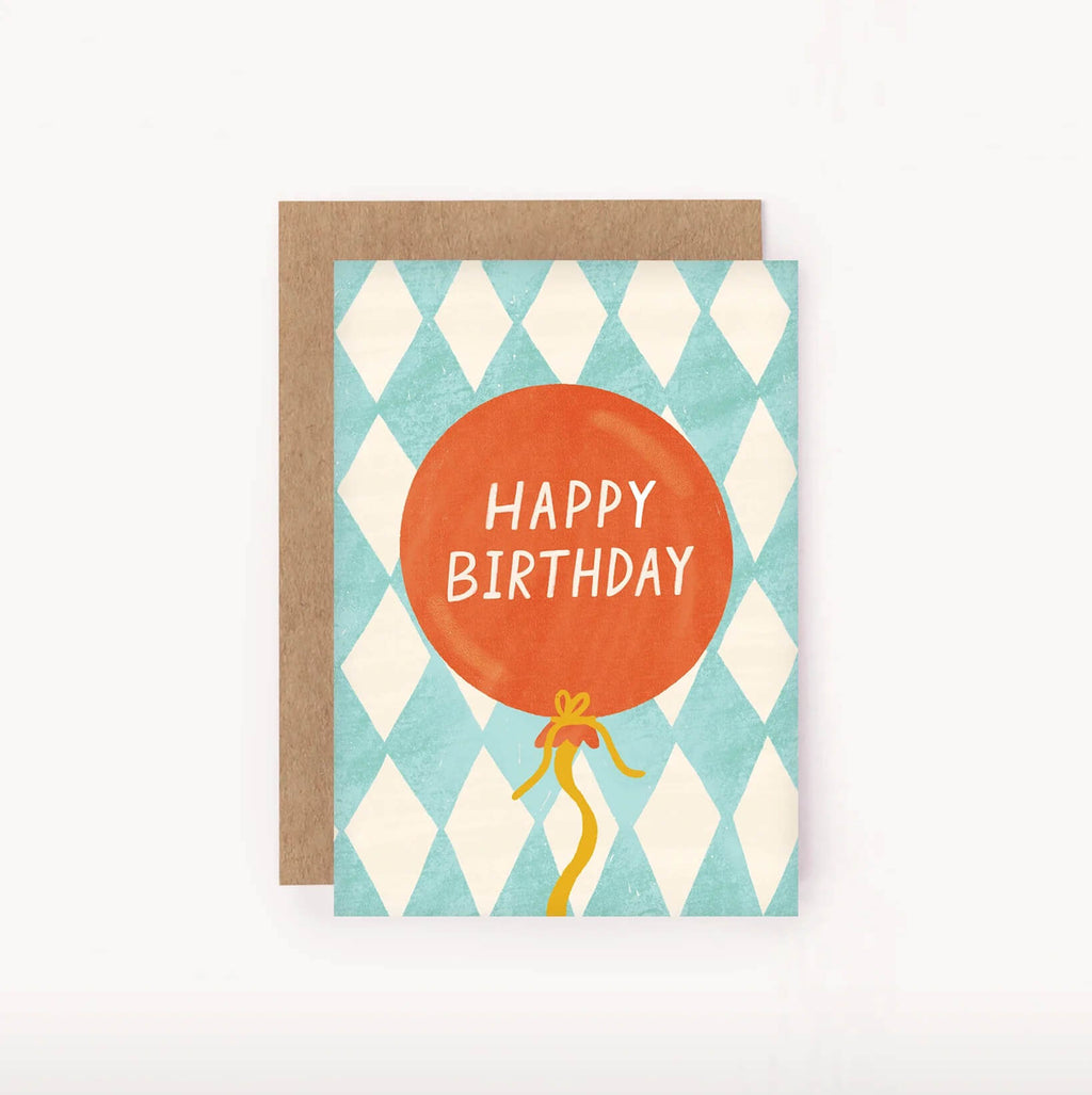 Happy Birthday Balloon Mini Card