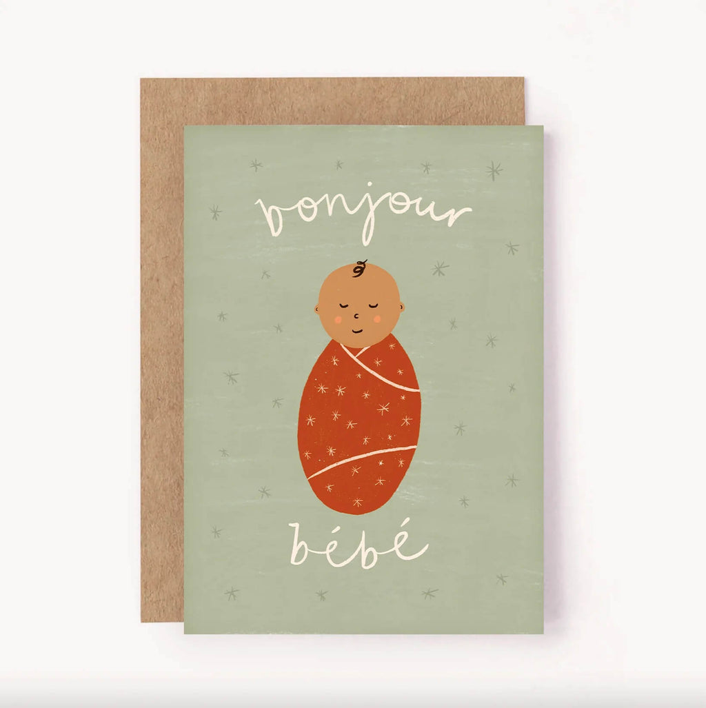 'Bonjour Bebe' Card