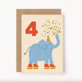 4th Birthday Card