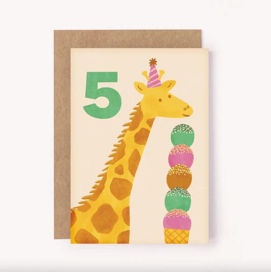 5th Birthday Card