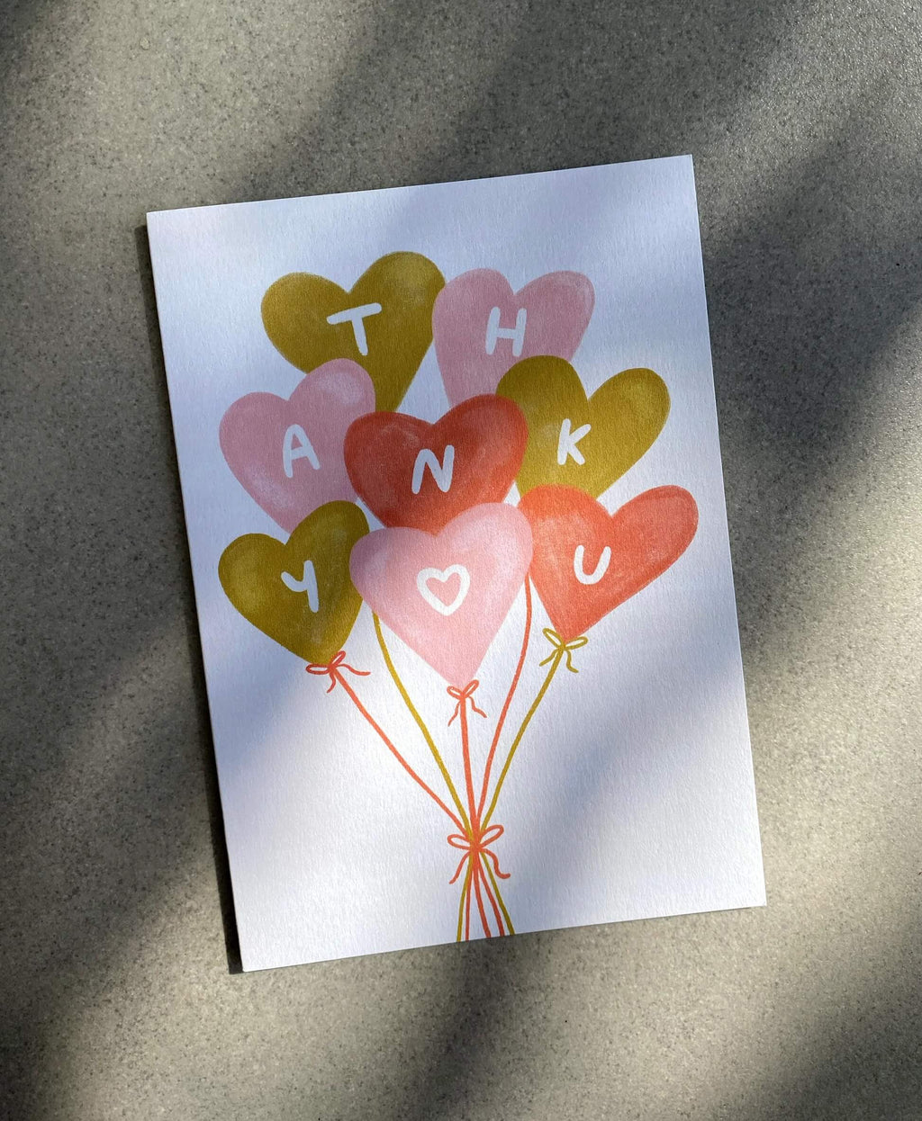 Thank You Balloons Greeting Card