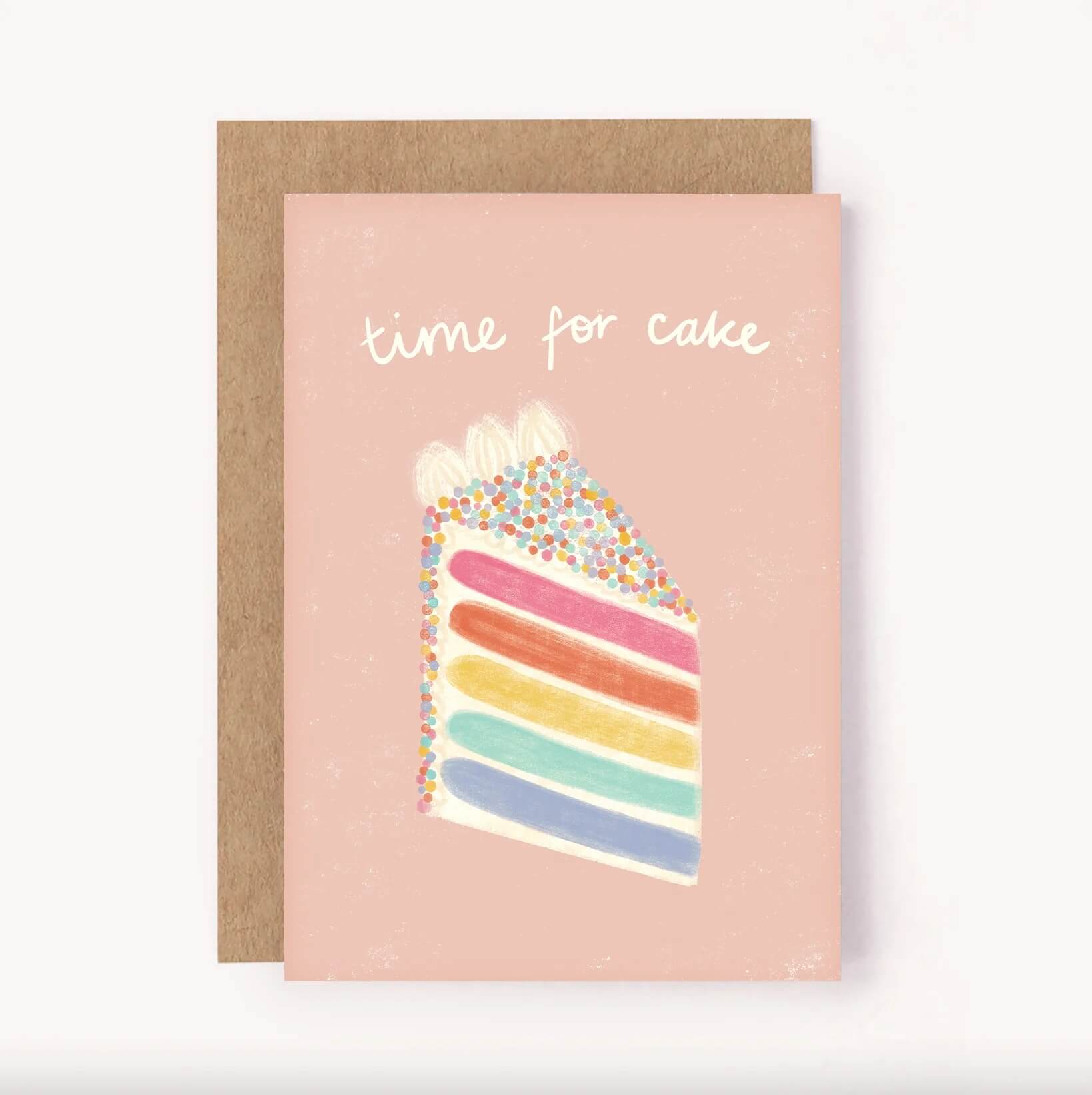 Time for Cake Birthday Card