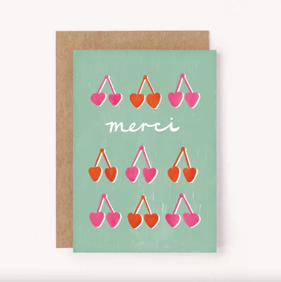 Merci Greeting Card