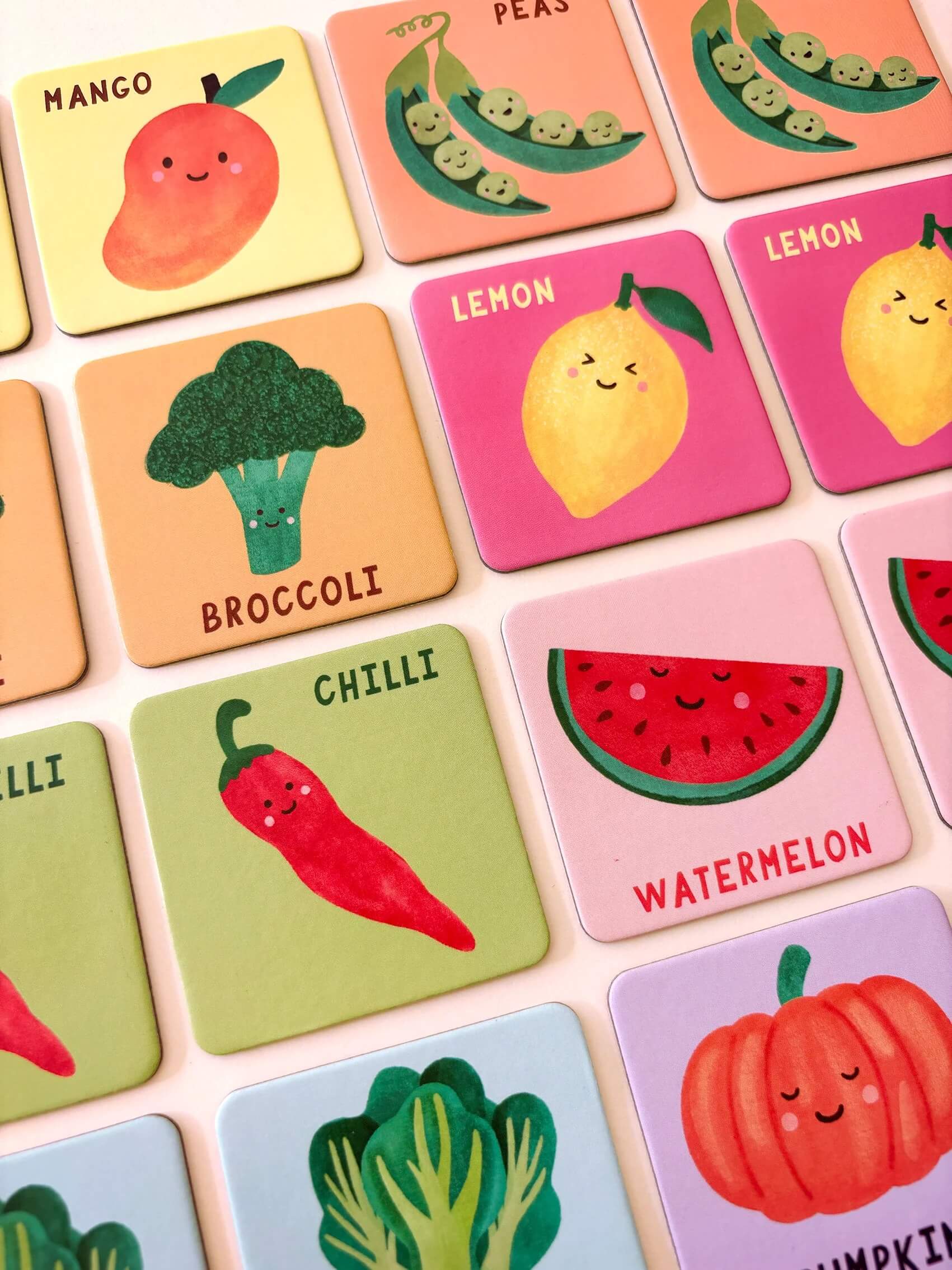 Fruit & Veg Memory & Matching Game