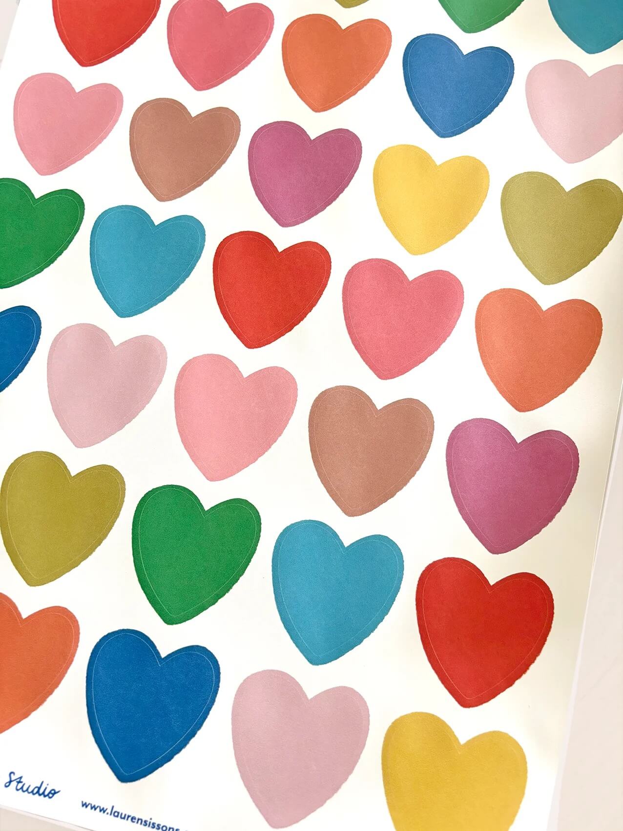 Heart Wall Stickers