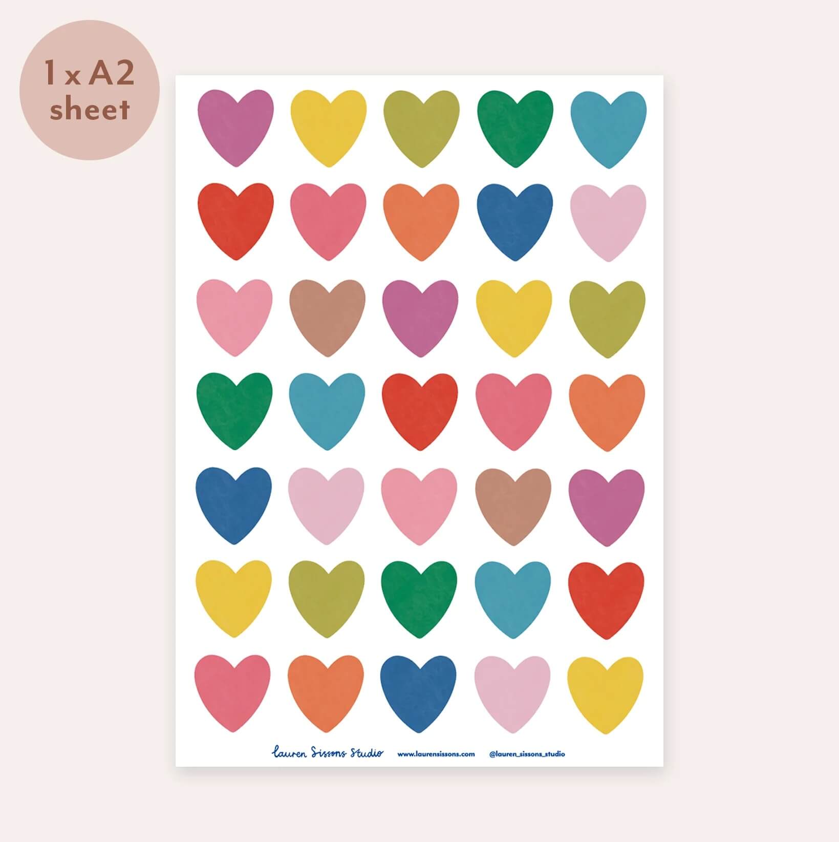 Heart Wall Stickers