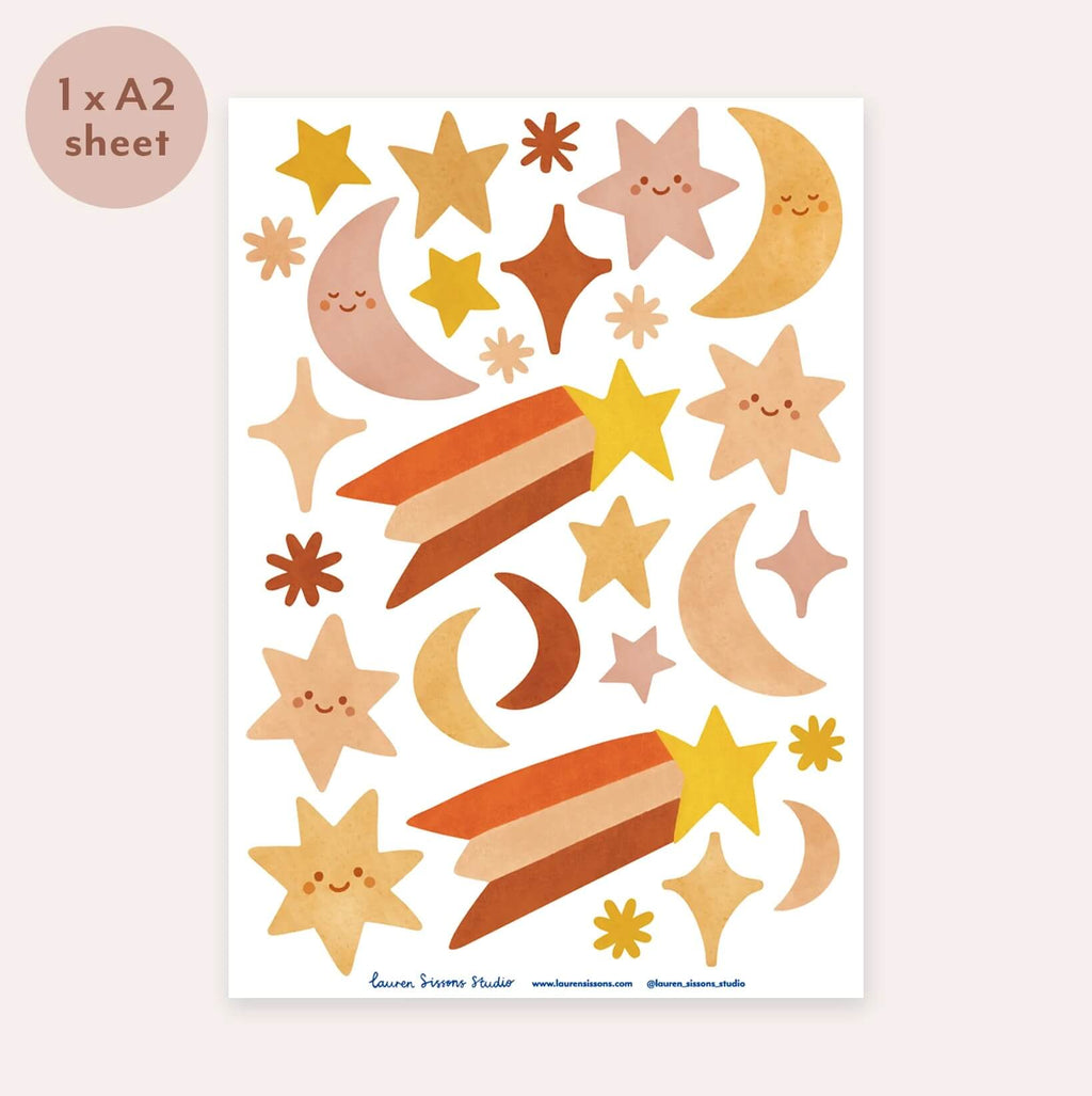 Moon & Star Wall Stickers